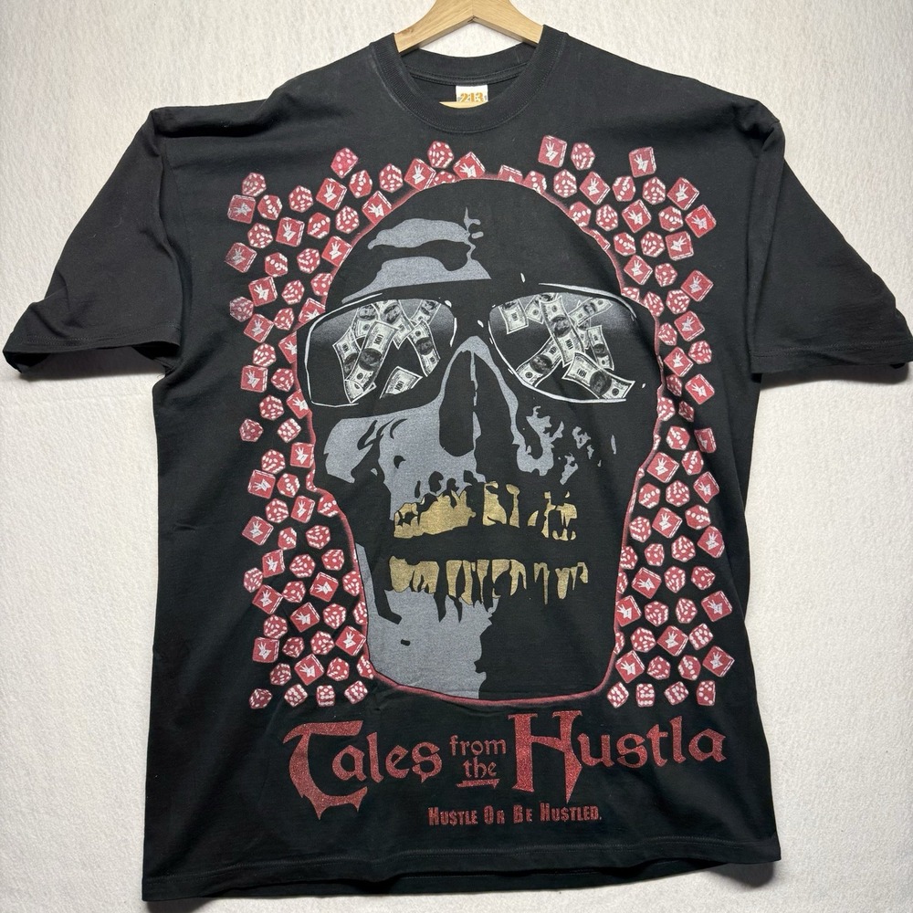 Tales From The Hustla 3XLT Graphic Tee Da Grind -213 Urban Style Wear